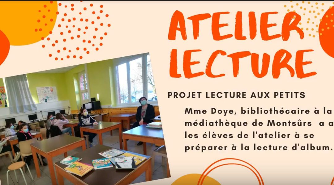 Atelier lecture : projet de lecture aux maternelles